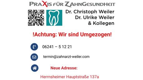 Dr. Christoph Weiler Zahnärzte Jakob Dr. Ulrike