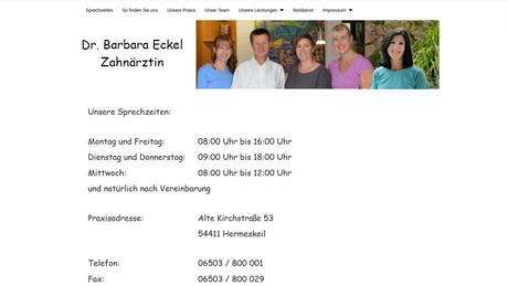 Dr.med.dent. Barbara Eckel Zahnärztin