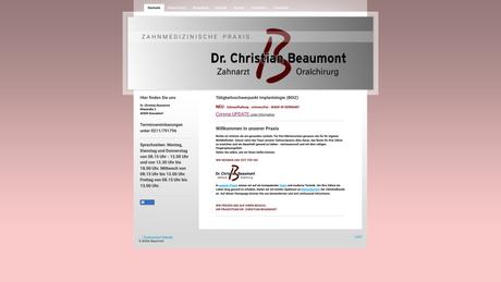 Dr.med.dent. Christian Beaumont Zahnarzt