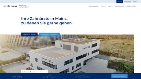 Dr. med. dent. Daniel Kraus M.Sc M.Sc Zahnarzt