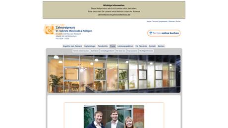 Dr.med.dent. Gabriele Marwinski Zahnärztin