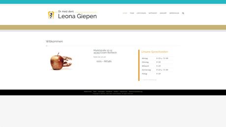 Dr.med.dent. Leona Giepen Zahnärztin