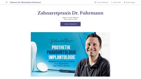 Dr.med.dent. Maximilian Fuhrmann Zahnarzt