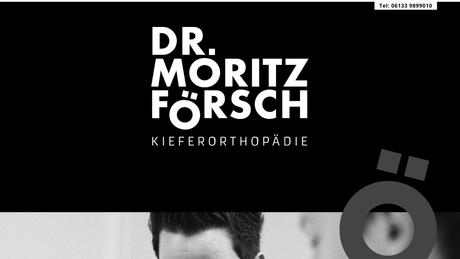 Dr.med.dent. Moritz Försch Zahnarzt für Kieferorthopädie