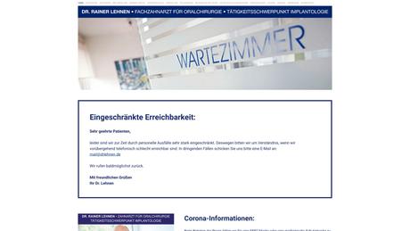 Dr.med.dent. Rainer Lehnen Zahnarzt