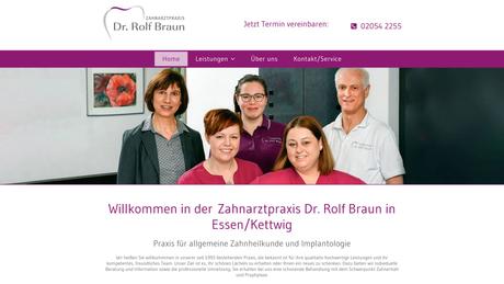 Dr.med.dent. Rolf Jürgen Braun Zahnarzt