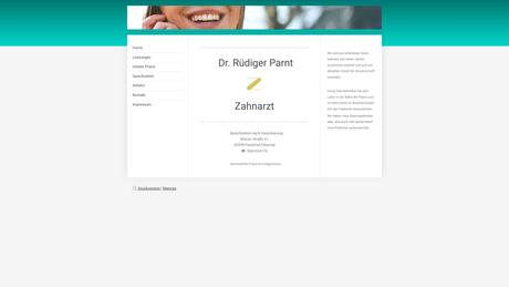 Dr.med.dent. Rüdiger Helmut Parnt Zahnarzt