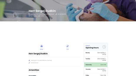 Dr.med.dent. Sergej Dudkin Zahnarzt