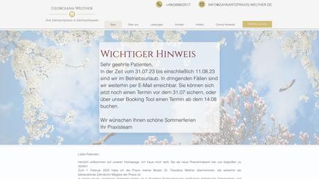 Dr.med.dent. Theodora Welther Zahnärztin