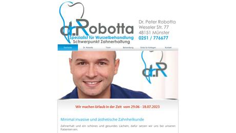 Robotta, Peter Dr.med.dent. Zahnarzt