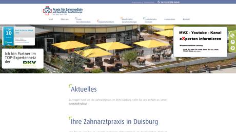 Zahnarztpraxis im EKN Duisburg