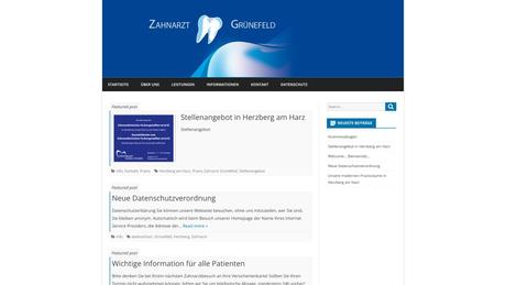 Andreas Gr&uuml;nefeld Zahnarzt in Herzberg ansehen
