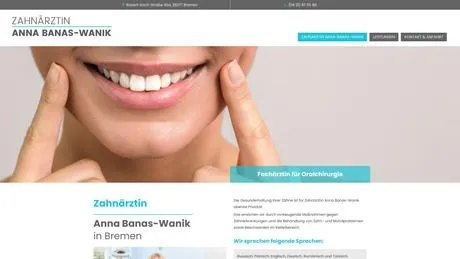 Anna Banas-Wanik Zahn&auml;rztin in Bremen ansehen