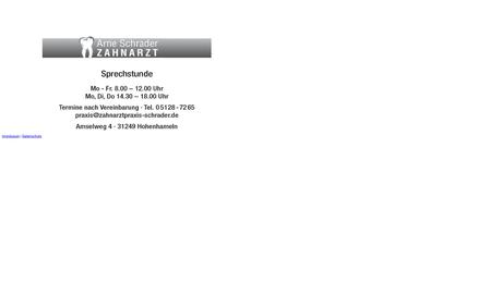 Arne Schrader Zahnarzt