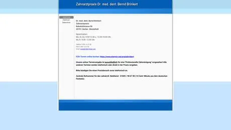 Bernd Brinkert Zahnarzt