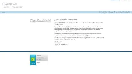 Carl Bernhardt Zahnarzt besuchen