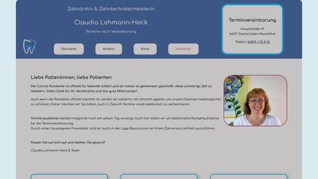 Claudia Lehmann-Heck Zahn&auml;rztin in Saarbr&uuml;cken ansehen