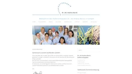 Dr. Andrea Barck Zahnärztin f. Kieferorthopädie