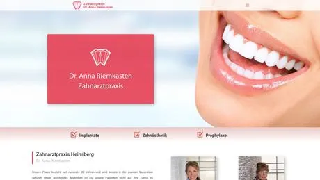 Dr. Anna Riemkasten Zahnärztin