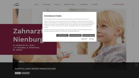 Dr. Becker, Dr. Podehl, Zahnarzt Schwäbe, Zahnärztin Koegel