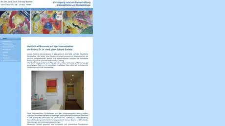 Dr.Dr. med.dent Johann Bartels Zahnarzt