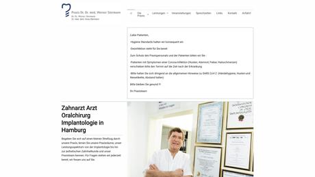 Dr. Dr. med. dent Werner Stermann - Zahnarzt Arzt Oralchirurg Implantologie in Hamburg ansehen
