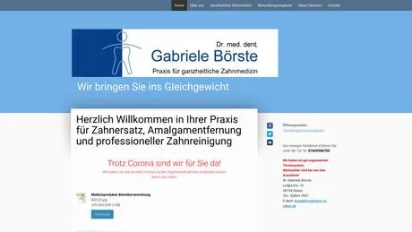 Dr. Gabriele Börste Zahnärztin
