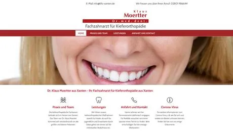 Dr. Klaus Moertter Zahnarzt