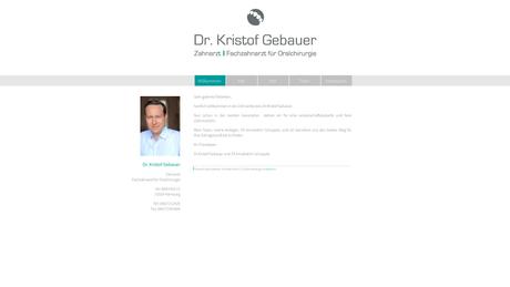 Dr. Kristof Gebauer Fachzahnarzt f&uuml;r Oralchirurgie in Hamburg ansehen