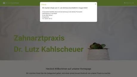Dr. Lutz Kahlscheuer Zahnarzt