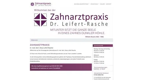 Dr.med.dent. Alexa Leifert-Rasche Zahn&auml;rztin Zahnarzt in Arnsberg ansehen