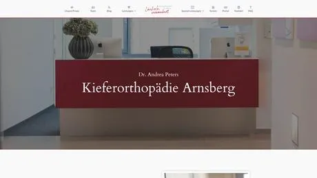 Dr.med.dent. Andrea Peters Zahnärztin f.Kieferorthopädie
