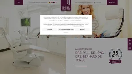 Dr.med.dent. Bernard de Jonge Zahnarzt in Bochum ansehen