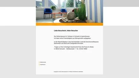 Dr.med.dent. Burkhard Fehlauer Zahnarzt