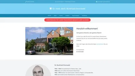 Dr.med.dent. Burkhard Gronwald Zahnarzt in Kaarst ansehen