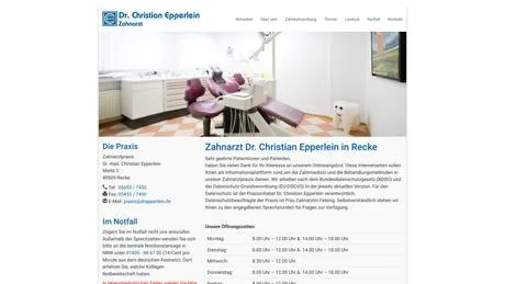 Dr.med.dent. Christian Epperlein Zahnarzt