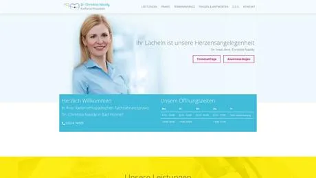 Dr.med.dent. Christina Navidy Zahnärztin f. Kieferorthopädie