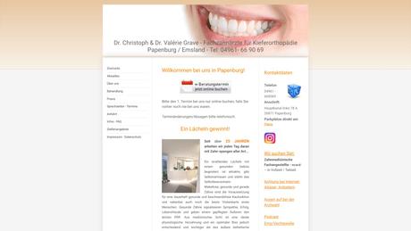Dr.med.dent. Christoph Grave Zahnarzt f.Kieferorthop&auml;die in Papenburg ansehen