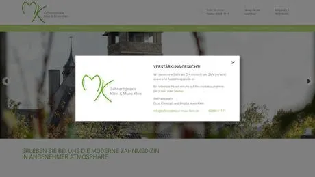 Dr.med.dent. Christoph Klein Zahnarzt