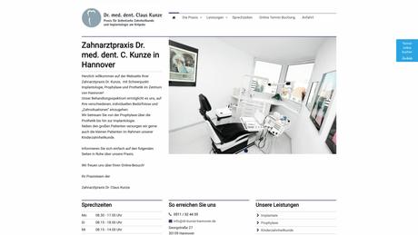 Dr.med.dent. Claus Kunze Zahnarzt