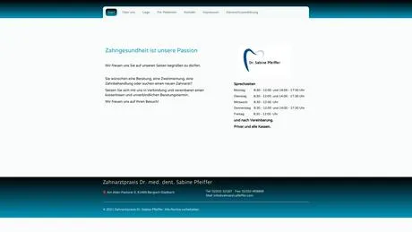 Dr.med.dent. Eitel Pfeiffer Zahnarzt