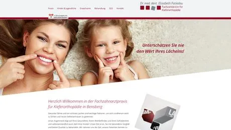 Dr.med.dent. Elisabeth Fotiadou Zahnärztin f. Kieferorthopädie