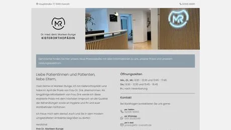 Dr.med.dent. Elke Zink Zahnärztin f. Kieferorthopädie