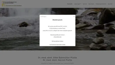 Dr.med.dent. Gernot Platte Zahnarzt