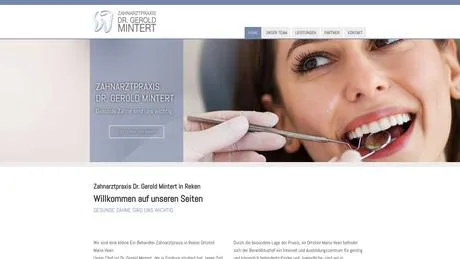 Dr.med.dent. Gerold Mintert Zahnarzt