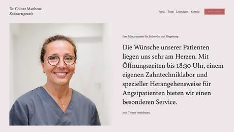 Dr.med.dent. Golnaz Manhouri Zahnarzt in Eschweiler ansehen