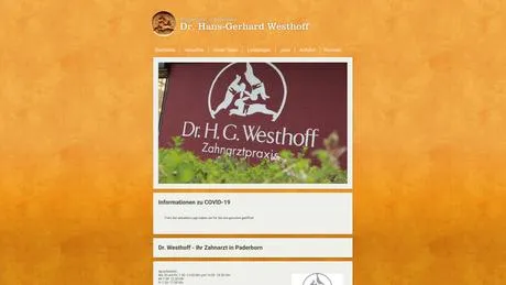Dr.med.dent. Hans-Gerhard Westhoff Zahnarzt in Paderborn ansehen