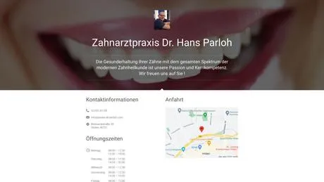 Dr.med.dent. Hans Parloh Zahnarzt