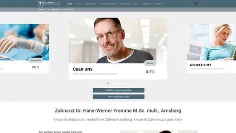 Dr.med.dent. Hans-Werner Fromme Zahnarzt in Arnsberg ansehen