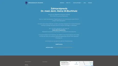 Dr.med.dent. Heinz-W. Buchholz Zahnarzt in Oberhausen ansehen